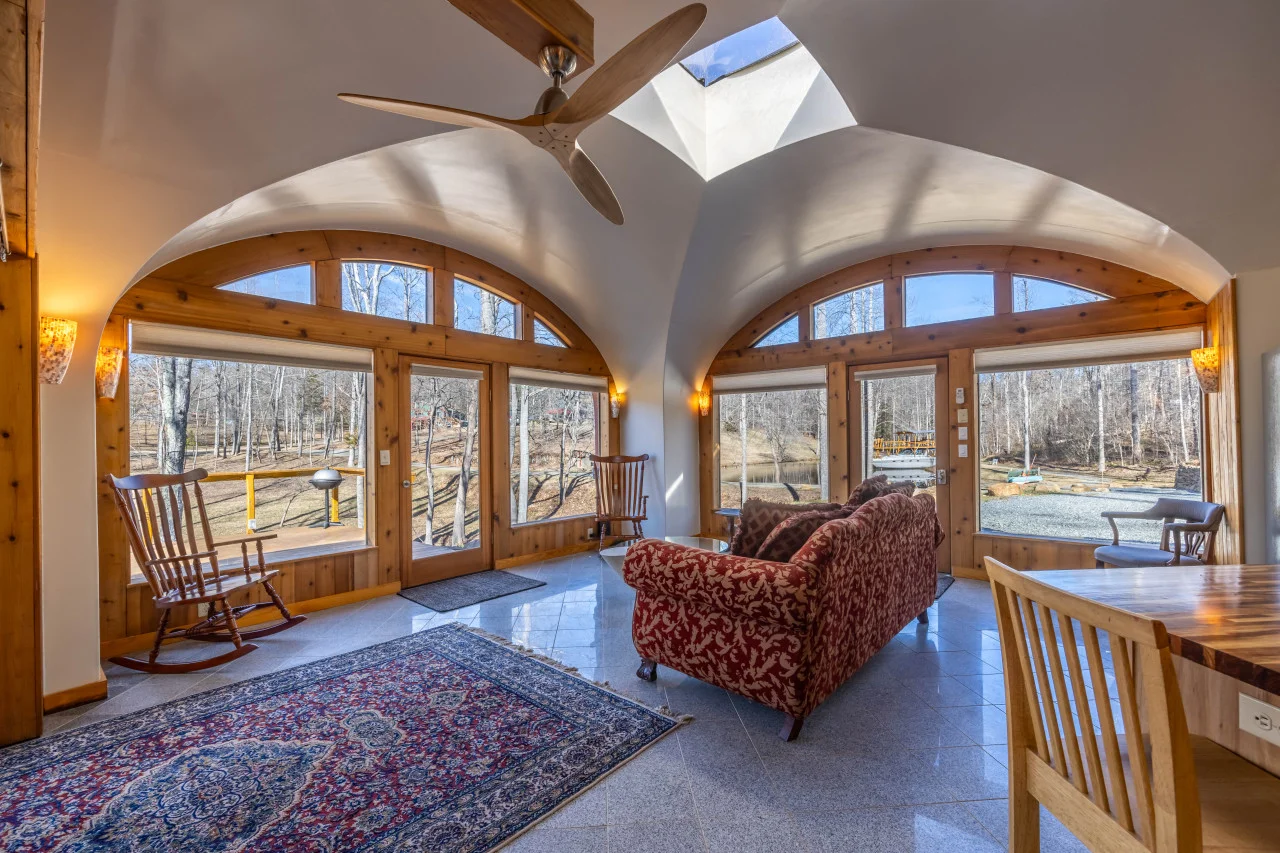 The Hobbit House earth house at White Lotus Eco Spa Retreat, Stanardsville, VA — photo 13 of 38