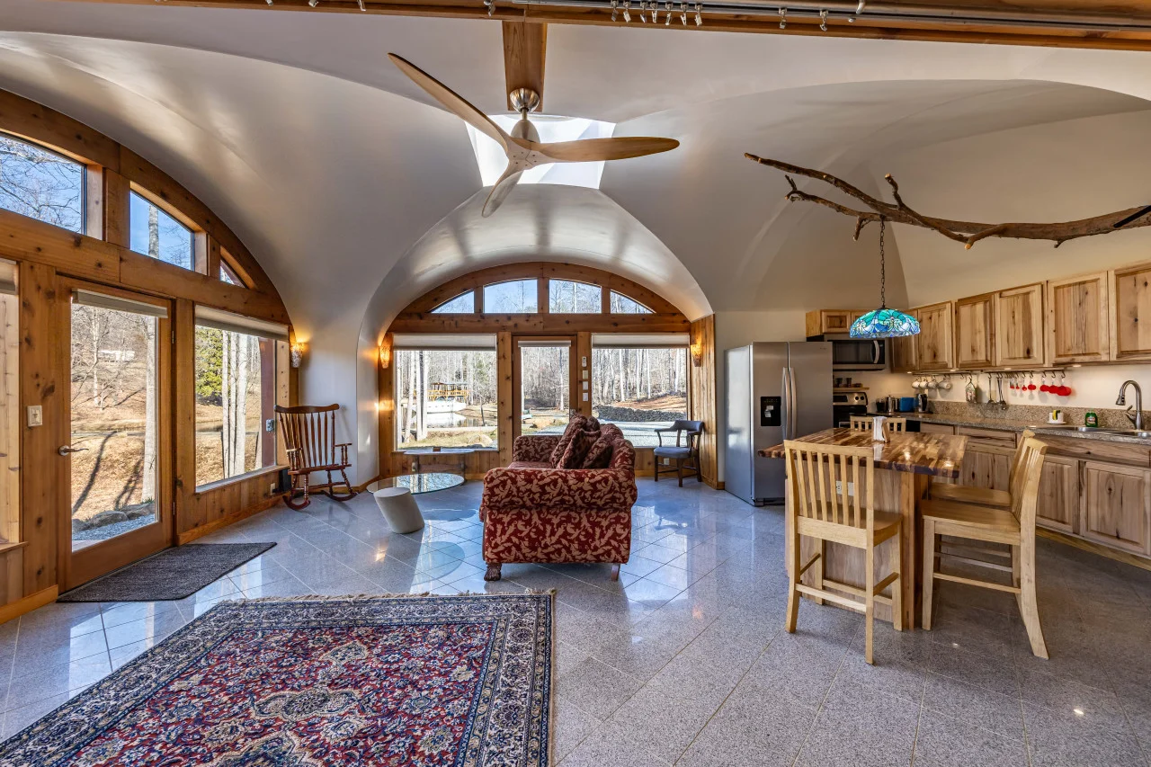 The Hobbit House earth house at White Lotus Eco Spa Retreat, Stanardsville, VA — photo 14 of 38