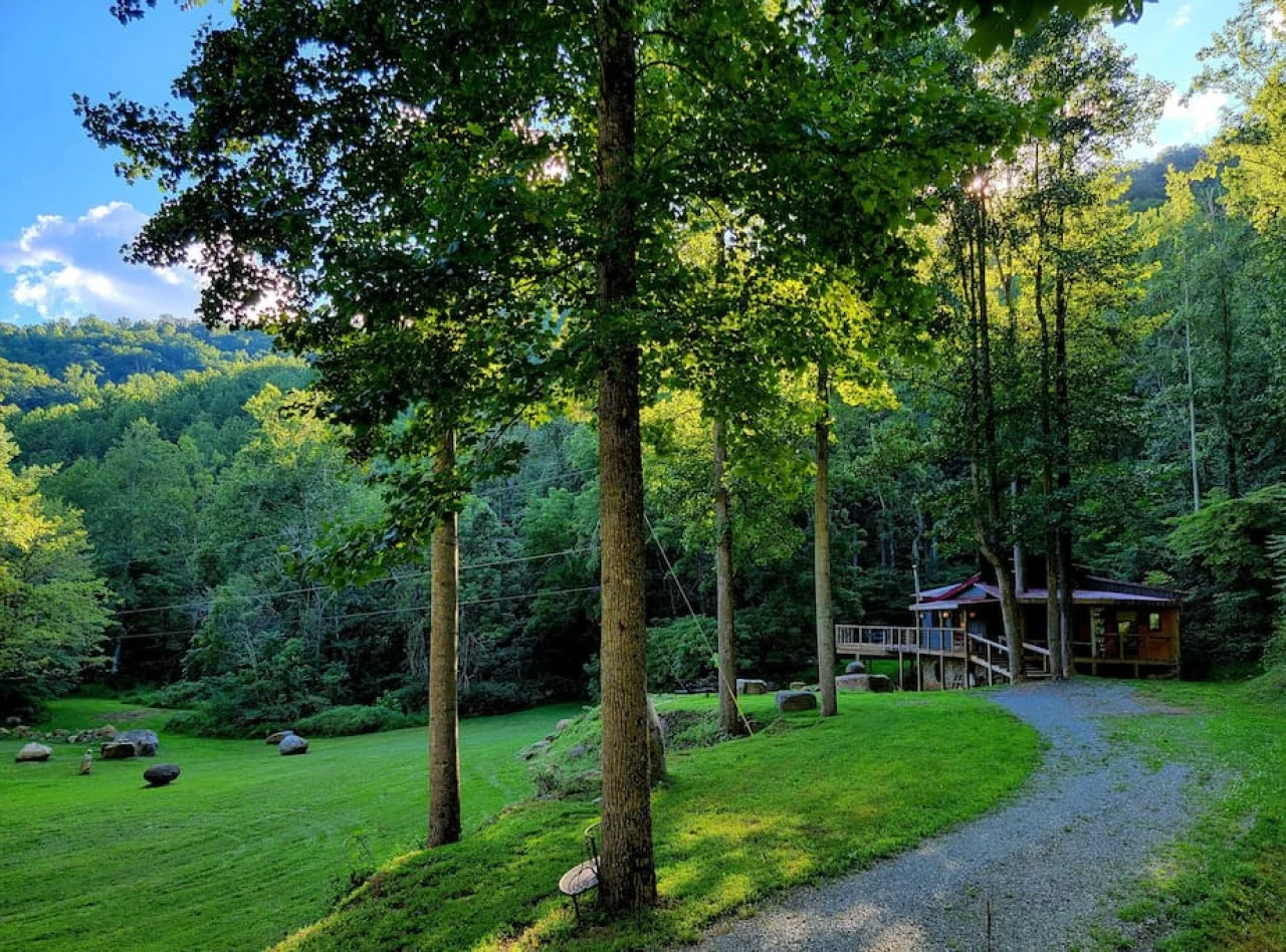 Zen River Retreat house at White Lotus Eco Spa Retreat, Stanardsville, VA — photo 2 of 40