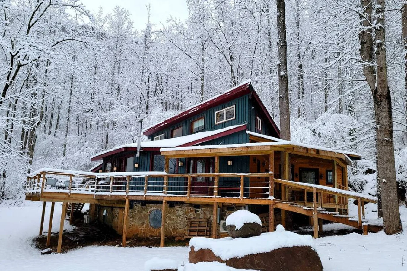 Zen River Retreat house at White Lotus Eco Spa Retreat, Stanardsville, VA — photo 5 of 40