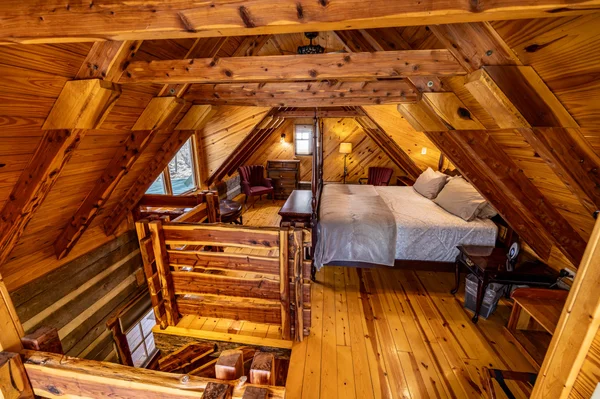 Log Cabin on the River cabin at White Lotus Eco Spa Retreat, Stanardsville, VA — photo 15 of 30