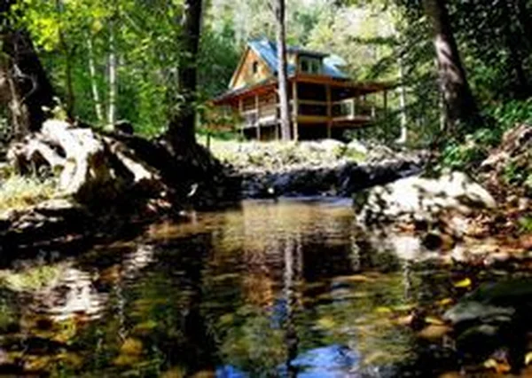 Log Cabin on the River