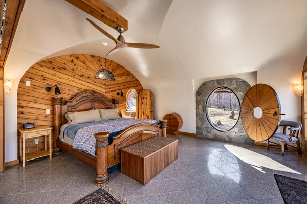 The Hobbit House earth house at White Lotus Eco Spa Retreat, Stanardsville, VA — photo 10 of 38