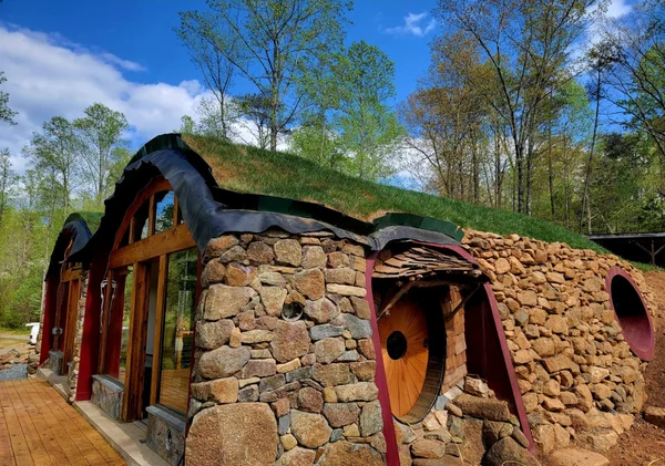 The Hobbit House earth house at White Lotus Eco Spa Retreat, Stanardsville, VA — photo 2 of 38