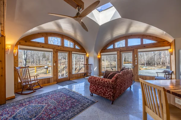 The Hobbit House earth house at White Lotus Eco Spa Retreat, Stanardsville, VA — photo 13 of 38