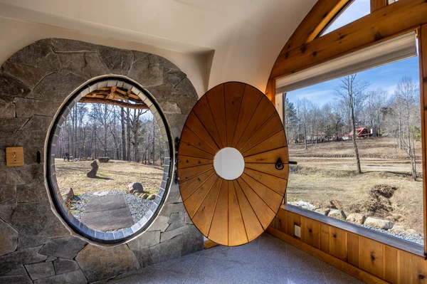 The Hobbit House earth house at White Lotus Eco Spa Retreat, Stanardsville, VA — photo 6 of 38
