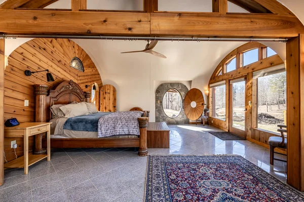 The Hobbit House earth house at White Lotus Eco Spa Retreat, Stanardsville, VA — photo 11 of 38