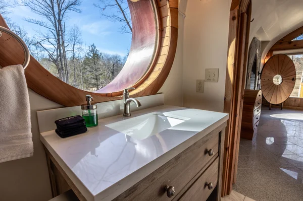 The Hobbit House earth house at White Lotus Eco Spa Retreat, Stanardsville, VA — photo 20 of 38