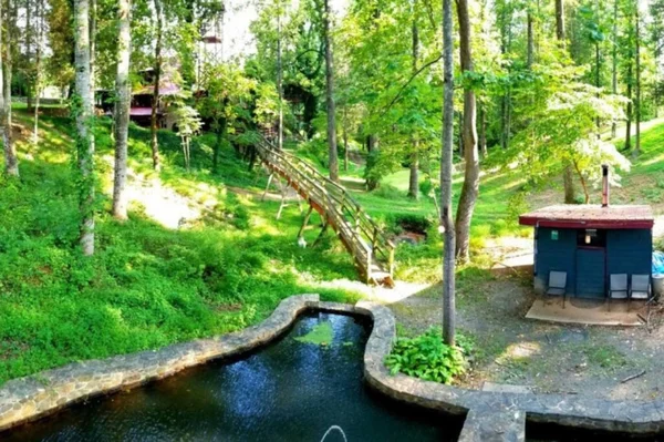 Tree House treehouse at White Lotus Eco Spa Retreat, Stanardsville, VA — photo 27 of 53
