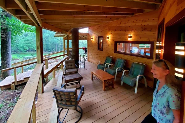 Zen River Retreat house at White Lotus Eco Spa Retreat, Stanardsville, VA — thumbnail 27 of 40